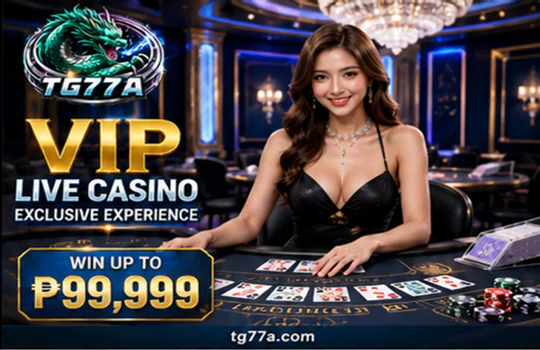 TG77 online casino mobile live stream with timer and table controls