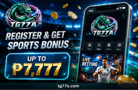 TG77 sports live score panel after tg77 online casino login
